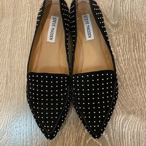 Steve Madden Feather Studded Loafer (Size 8)